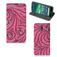 Nokia 2.3 | Bookcase | Swirl Pink