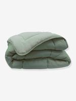 Babydekbed met twee kleuren, omkeerbaar groen