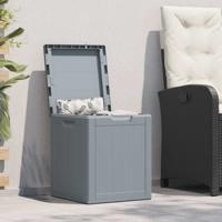 Tuinbox 90 L PP houtlook grijs