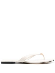 Tory Burch tongs Classic en cuir - Tons neutres