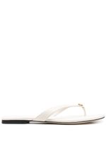 Tory Burch tongs Classic en cuir - Tons neutres - thumbnail