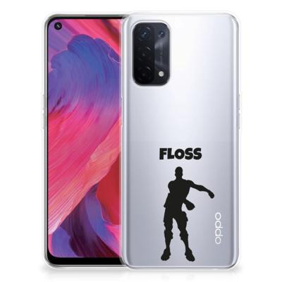 OPPO A74 5G | A54 5G Telefoonhoesje met Naam Floss OPPO A74 5G | A54 5G Telefoonhoesje met Naam Floss