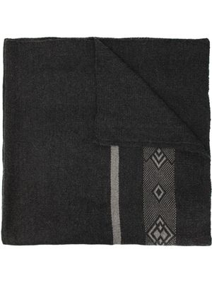 VOZ écharpe à chevrons - Gris