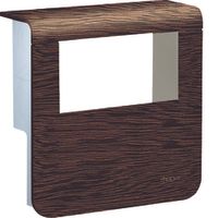 Afdekkap voor outlet, 80mm sucupira