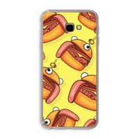 Hamburger: Samsung Galaxy J4 Plus Transparant Hoesje