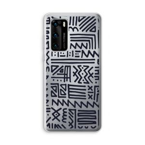 Marrakech print: Huawei P40 Transparant Hoesje