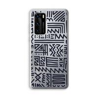 Marrakech print: Huawei P40 Transparant Hoesje Marrakech print: Huawei P40 Transparant Hoesje