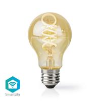 Nedis wifilrt10a60 smartlife led filamentlamp wi-fi e27 360 lm 4.9 w warm to cool white 1800 - 6500 k glas android™ / ios peer