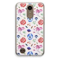 Bloemetjes: LG K10 (2017) Transparant Hoesje