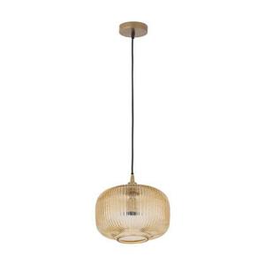 PTMD Juliet Hanglamp - 26 x 26 x 21 cm - Glas - Goud