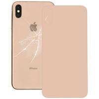 Glazen batterij back cover voor iPhone XS Max (goud)