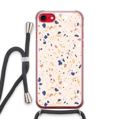 Terrazzo N°23: iPhone SE 2020 Transparant Hoesje met koord