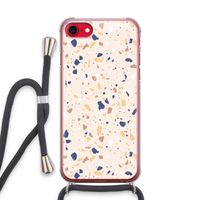 Terrazzo N°23: iPhone SE 2020 Transparant Hoesje met koord