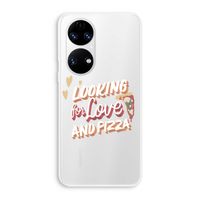 Pizza is the answer: Huawei P50 Transparant Hoesje