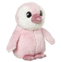 Nature Planet Pinguin - roze - 18 cm - pluche dieren knuffels - Pinguins