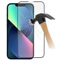 Prio 3D iPhone 13/13 Pro/14 Tempered Glass Screenprotector - 9H - Zwart - thumbnail