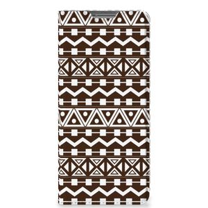 OPPO Find X5 Hoesje met Magneet Aztec Brown