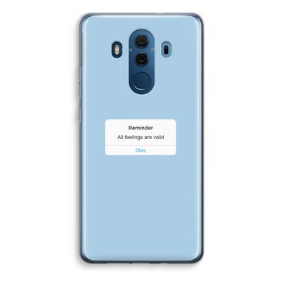 Reminder: Huawei Mate 10 Pro Transparant Hoesje