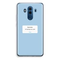 Reminder: Huawei Mate 10 Pro Transparant Hoesje