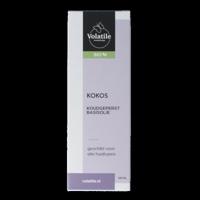 Kokos koudgeperst basisolie bio glazen fles 100 Milliliter