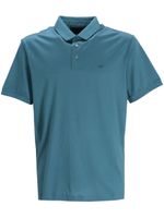 Emporio Armani polo à logo brodé - Bleu