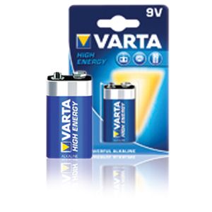 E batterij (9V blok, LR22), Varta High Energy 1 stuk in blister