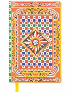 Dolce & Gabbana carnet à imprimé Carretto - Jaune