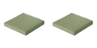 Lounge zit Basic green 73 cm x 73 cm (2 stuks) Madison - Madison