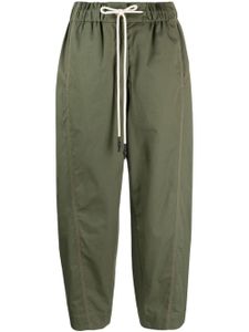 Lee Mathews pantalon fuselé à lien de resserrage - Vert