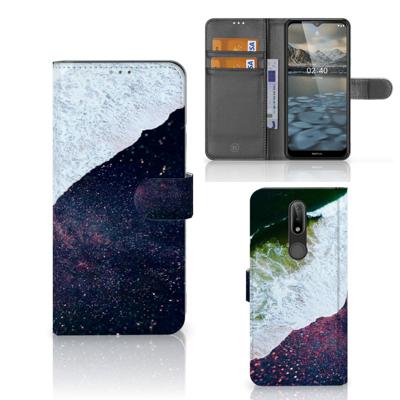 Nokia 2.4 | Book Case | Sea in Space