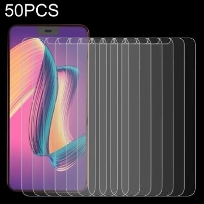 50 stuks 0.26 mm 9H 2.5 D gehard glas film voor Huawei Honor 9X geen retail pakket
