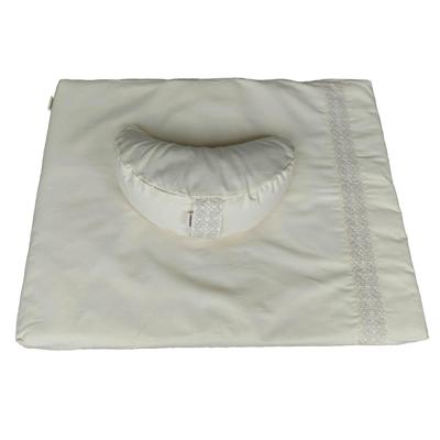 Zafu Zabuton Set met Wigkussen - Ivoor
