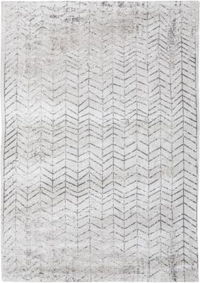Louis de Poortere - 8652 Mad Men Black on White - 170x240 cm Vloerkleed