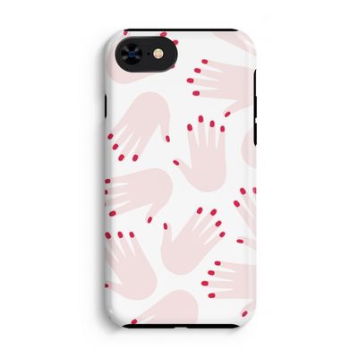 Hands pink: iPhone SE 2020 Tough Case