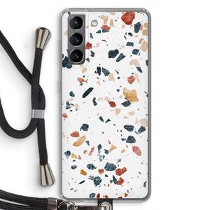 Terrazzo N°4: Samsung Galaxy S21 Transparant Hoesje met koord