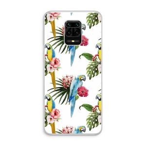 Kleurrijke papegaaien: Xiaomi Redmi Note 10 Lite Transparant Hoesje
