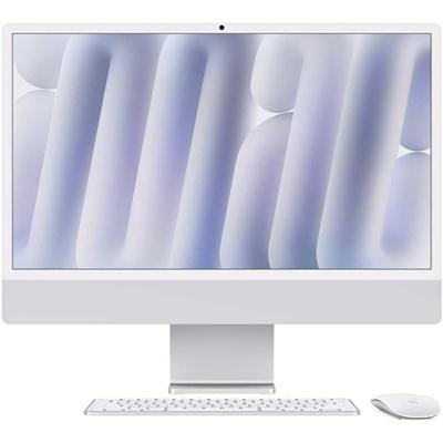 Apple iMac 24" Zilver (2024) - M4 chip, 8 CPU/GPU, 16GB/256GB SSD