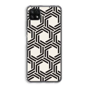 Geometrisch patroon: Samsung Galaxy A22 5G Transparant Hoesje