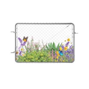VEVOR Tuinpoort 183x122cm Schakelhekpoort 61-183cm Opening ZONDER Palen