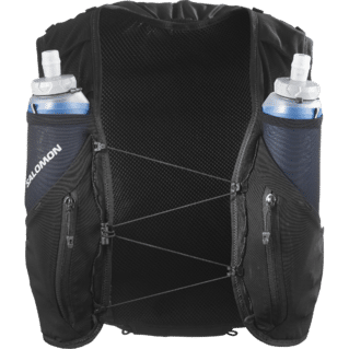 Salomon Adv skin 12 with flasks (2025) - ZWART - Unisex