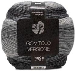 Lana Grossa Gomitolo Versione 413 Silver Grey / Light- Medium and Dark Grey