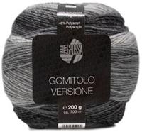 Lana Grossa Gomitolo Versione 413 Silver Grey / Light- Medium and Dark Grey