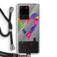 Melts My Heart: Samsung Galaxy S20 Ultra Transparant Hoesje met koord