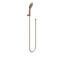 Handdoucheset IVY Set Bestaande Uit Doucheslang 150 cm, Wandhouder En Handdouche 3-Standen Geborsteld Mat Koper PVD