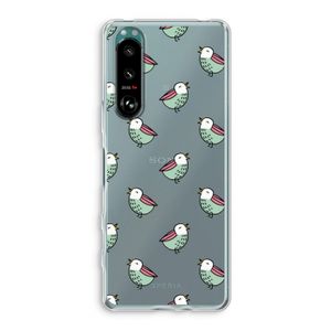 Vogeltjes: Sony Xperia 5 III Transparant Hoesje