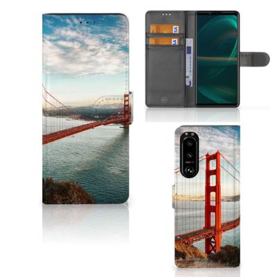Sony Xperia 5III | Flip Cover | Golden Gate Bridge