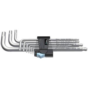 Wera 3950/9 Haakse schroevendraaierset 1.5 mm, 2 mm, 2.5 mm, 3 mm, 4 mm, 5 mm, 6 mm, 8 mm, 10 mm 9-delig