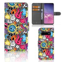 Samsung Galaxy S10 | Wallet Case | met Pasjes | Punk Rock