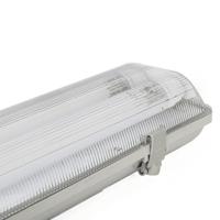 LED TL armatuur 120cm dubbel - T8 (G13) - 36 Watt 5040 lumen (140lm/W) - 6000K daglicht wit (860) - Flikkervrij - IP65 waterdicht - LED TL Lamp