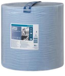 Poetspapier Tork Wiping Plus W1 510m blauw 130050